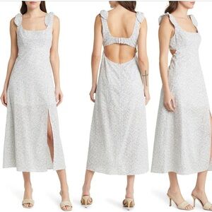 Floret studios tie strap midi dress
